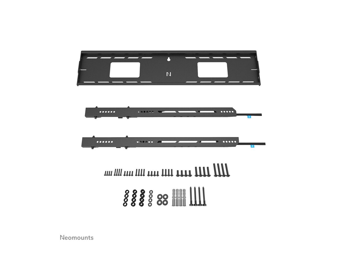 Neomounts LEVEL-750 WL30-750BL18 Fixed heavy duty wall mount - 43-98" screen - max 125 kg - VESA 100x100-800x600 - d 4,2 cm - level adjustme | Neomounts