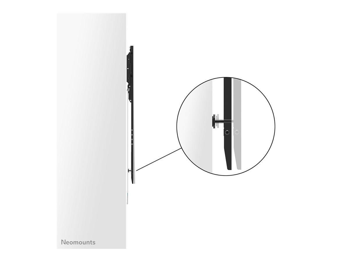 Neomounts LEVEL-750 WL30-750BL18P Fixed heavy duty wall mount - 50-98" screen - max 100 kg - VESA 100x100-500x800 - d 4,2 cm - level adjustm | Neomounts