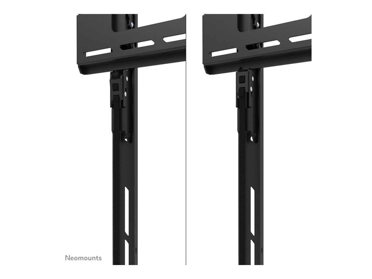 Neomounts LEVEL-750 WL30-750BL18P Fixed heavy duty wall mount - 50-98" screen - max 100 kg - VESA 100x100-500x800 - d 4,2 cm - level adjustm | Neomounts