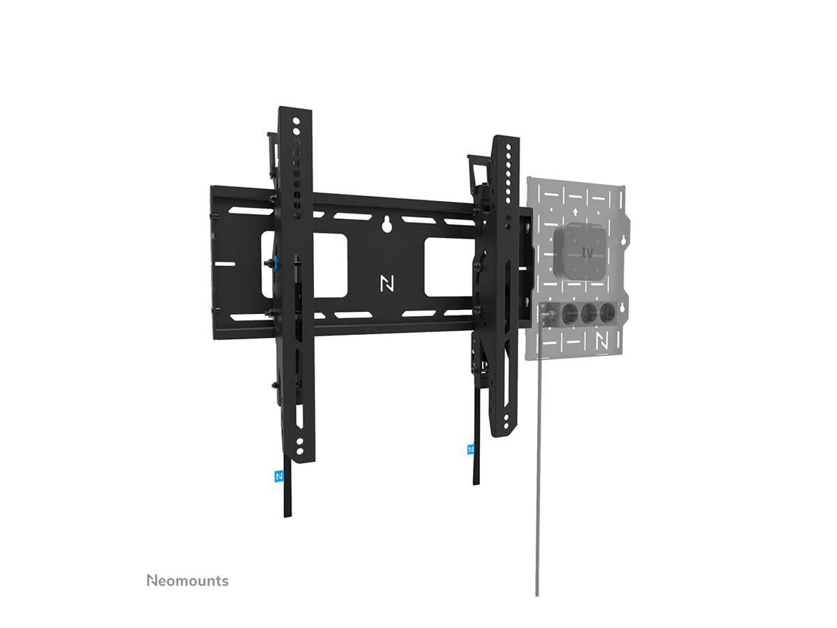 Neomounts LEVEL-750 WL35-750BL14 Tiltable heavy duty wall mount - 32-75" screen - max 100 kg - VESA 100x100-400x400 - d 9,3 cm - level adjus | Neomounts