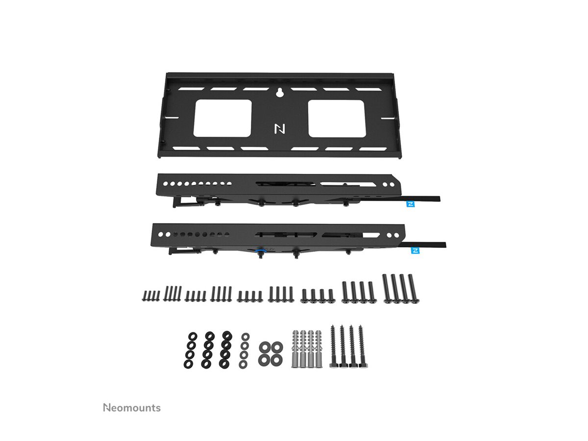 Neomounts LEVEL-750 WL35-750BL14 Tiltable heavy duty wall mount - 32-75" screen - max 100 kg - VESA 100x100-400x400 - d 9,3 cm - level adjus | Neomounts