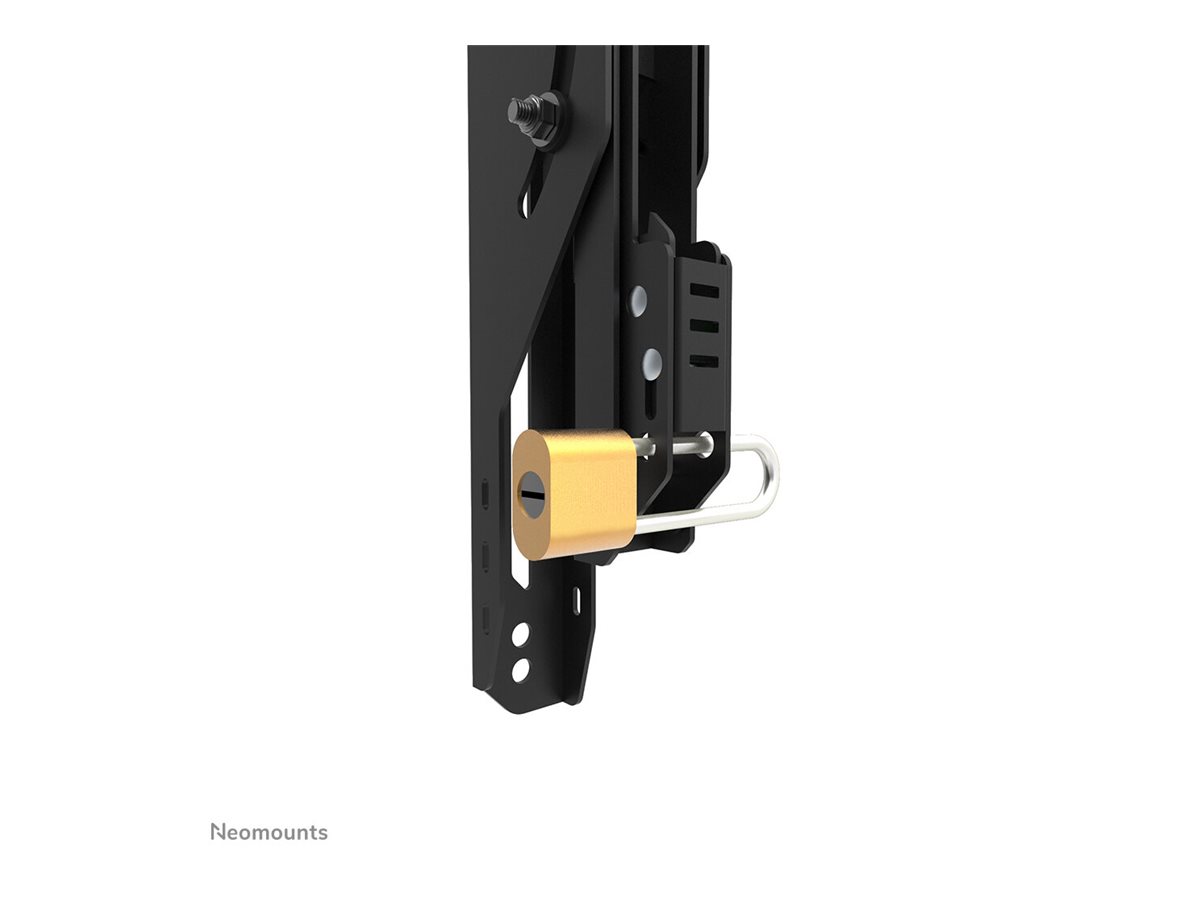 Neomounts LEVEL-750 WL35-750BL16 Tiltable heavy duty wall mount - 42-86" screen - max 125 kg - VESA 100x100-600x400 - d 9,3 cm - level adjus