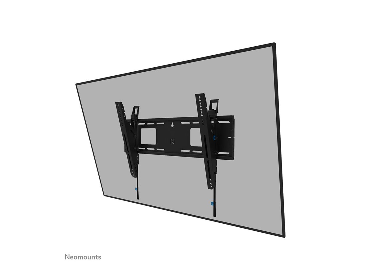Neomounts LEVEL-750 WL35-750BL16 Tiltable heavy duty wall mount - 42-86" screen - max 125 kg - VESA 100x100-600x400 - d 9,3 cm - level adjus