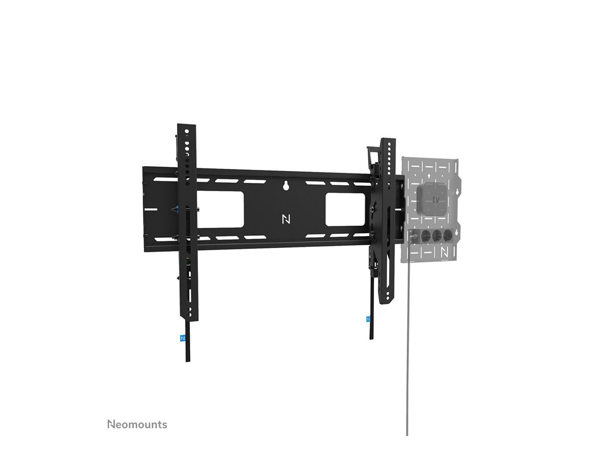 Neomounts LEVEL-750 WL35-750BL16 Tiltable heavy duty wall mount - 42-86" screen - max 125 kg - VESA 100x100-600x400 - d 9,3 cm - level adjus