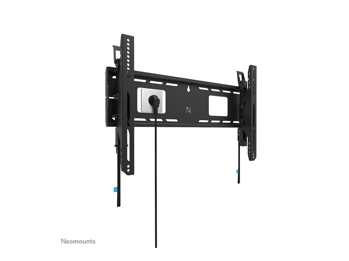 Neomounts LEVEL-750 WL35-750BL16 Tiltable heavy duty wall mount - 42-86" screen - max 125 kg - VESA 100x100-600x400 - d 9,3 cm - level adjus