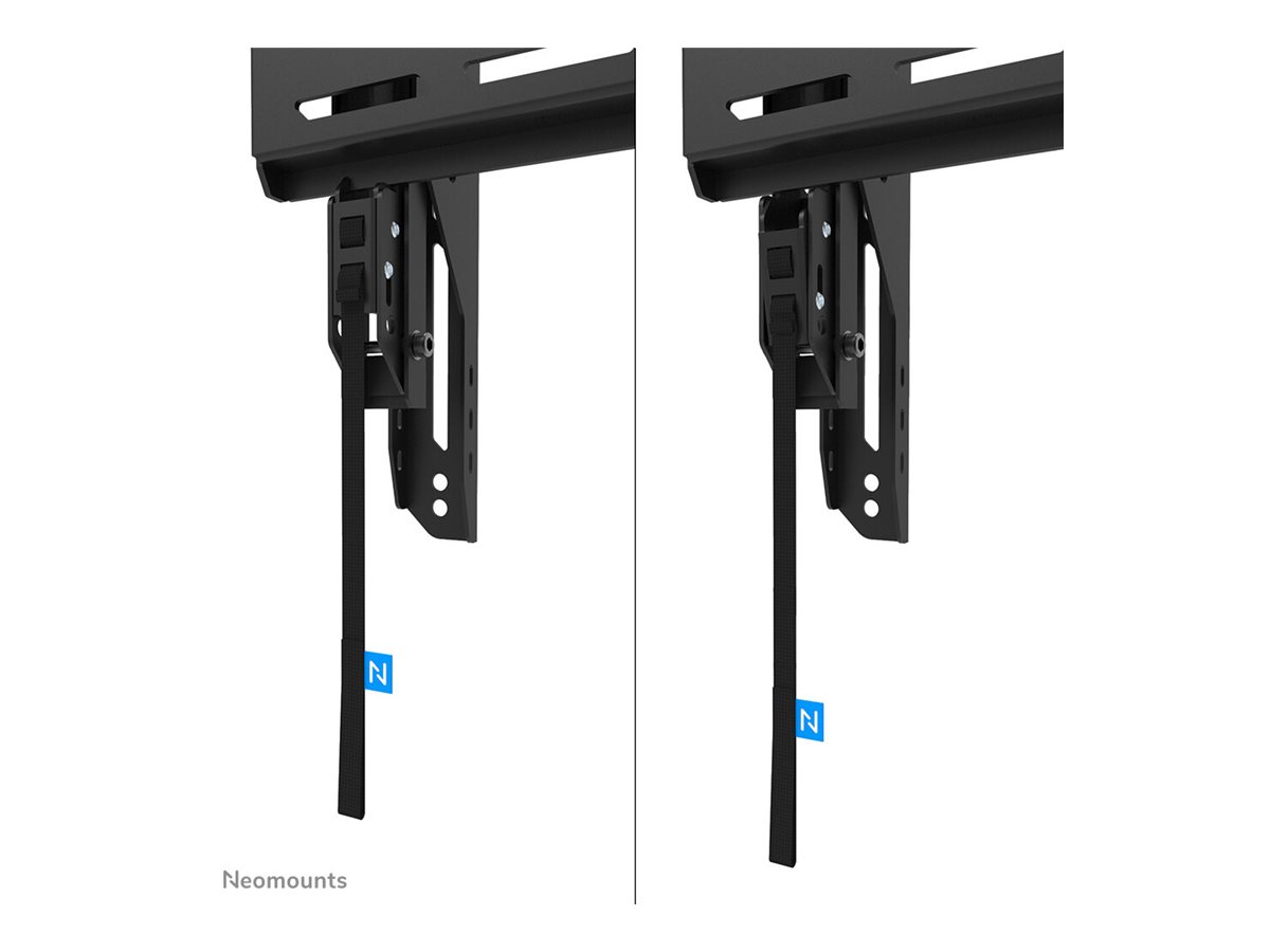 Neomounts LEVEL-750 WL35-750BL16 Tiltable heavy duty wall mount - 42-86" screen - max 125 kg - VESA 100x100-600x400 - d 9,3 cm - level adjus