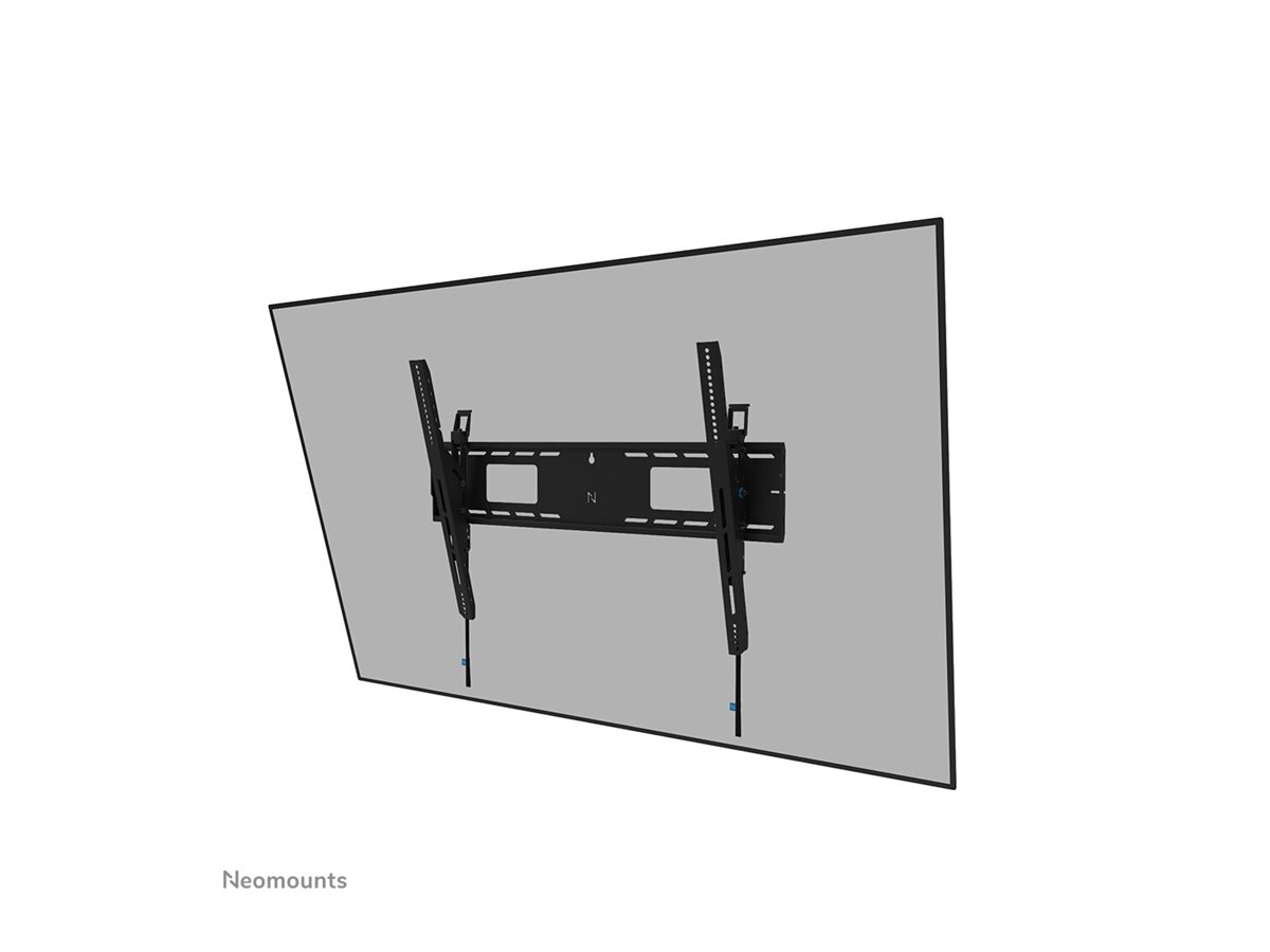 Neomounts LEVEL-750 WL35-750BL18 Tiltable heavy duty wall mount - 43-98" screen - max 125 kg - VESA 100x100-800x600 - d 9,3 cm - level adjus | Neomounts