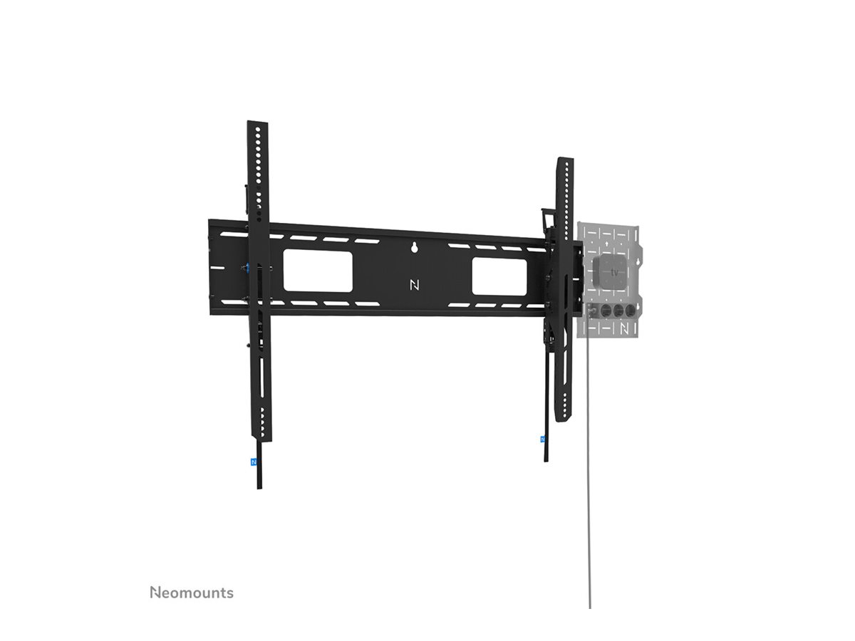 Neomounts LEVEL-750 WL35-750BL18 Tiltable heavy duty wall mount - 43-98" screen - max 125 kg - VESA 100x100-800x600 - d 9,3 cm - level adjus | Neomounts