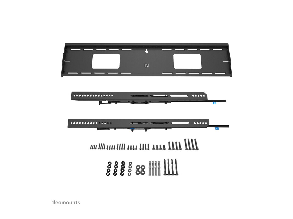 Neomounts LEVEL-750 WL35-750BL18 Tiltable heavy duty wall mount - 43-98" screen - max 125 kg - VESA 100x100-800x600 - d 9,3 cm - level adjus | Neomounts