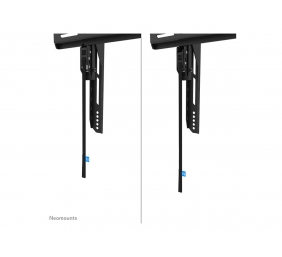 Neomounts LEVEL-750 WL35-750BL18 Tiltable heavy duty wall mount - 43-98" screen - max 125 kg - VESA 100x100-800x600 - d 9,3 cm - level adjus | Neomounts