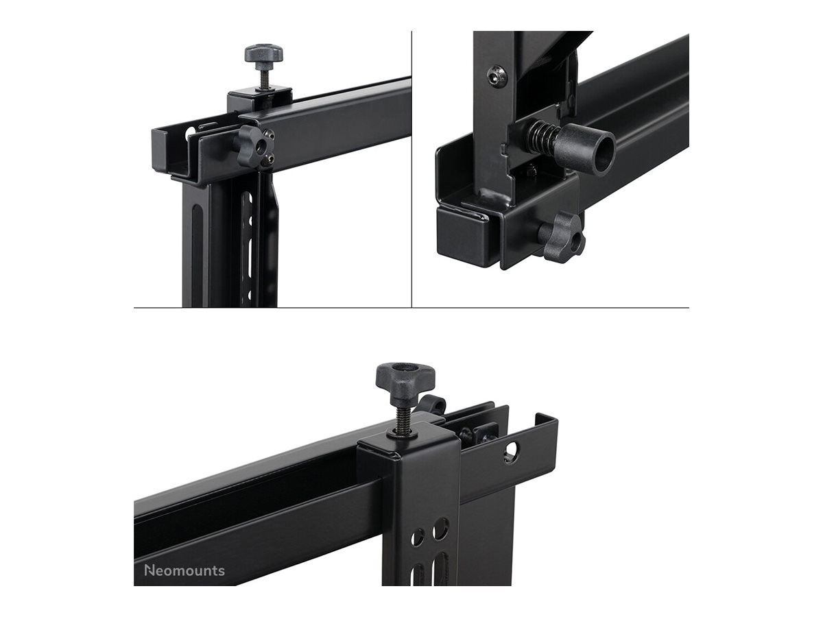Neomounts WL95-800BL1 Videowall wall mount - 42-70" - max 35 kg - VESA 200x200-600x400 - d 7,8-26,6 cm - push-to-pop-out - micro adjustment
