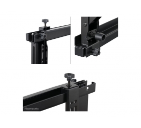 Neomounts WL95-800BL1 Videowall wall mount - 42-70" - max 35 kg - VESA 200x200-600x400 - d 7,8-26,6 cm - push-to-pop-out - micro adjustment