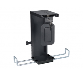 Neomounts CPU-D075BLACK/LK CPU/PC holder - max 10 kg - lockable (incl. lock) - h 20-36 cm - w 5-10 cm - universal - black
