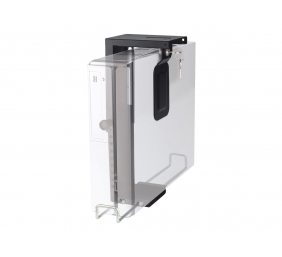 Neomounts CPU-D075BLACK/LK CPU/PC holder - max 10 kg - lockable (incl. lock) - h 20-36 cm - w 5-10 cm - universal - black