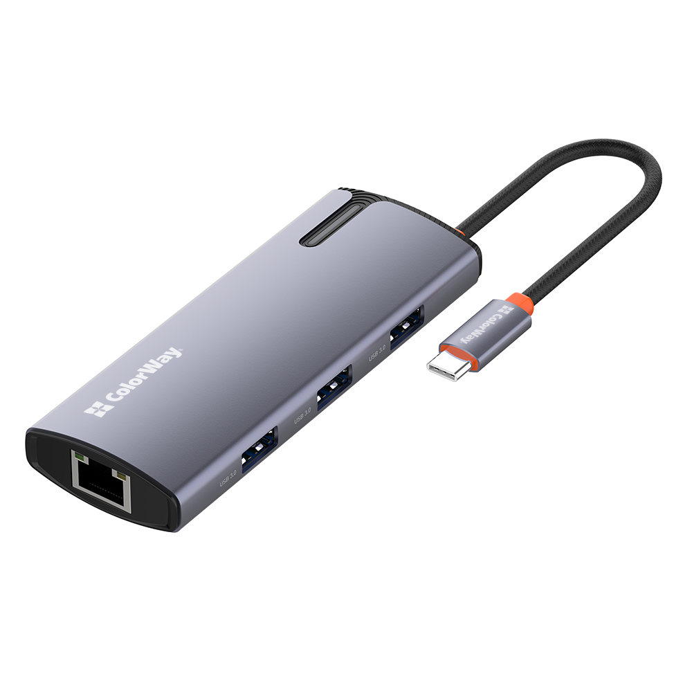 ColorWay 6-in-1 Docking Station | CW-HUB03 | 100 W