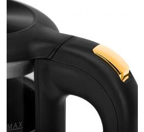Adler Kettle with LED Display | AD 1305 | Electric | 2200 W | 1.7 L | Plastic | 360° rotational base | Black/Gold