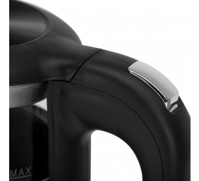 Adler Kettle with LED Display | AD 1305 | Electric | 2200 W | 1.7 L | Plastic | 360° rotational base | Black/Silver