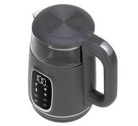 Adler Kettle with LED Display | AD 1305 | Electric | 2200 W | 1.7 L | Plastic | 360° rotational base | Grey