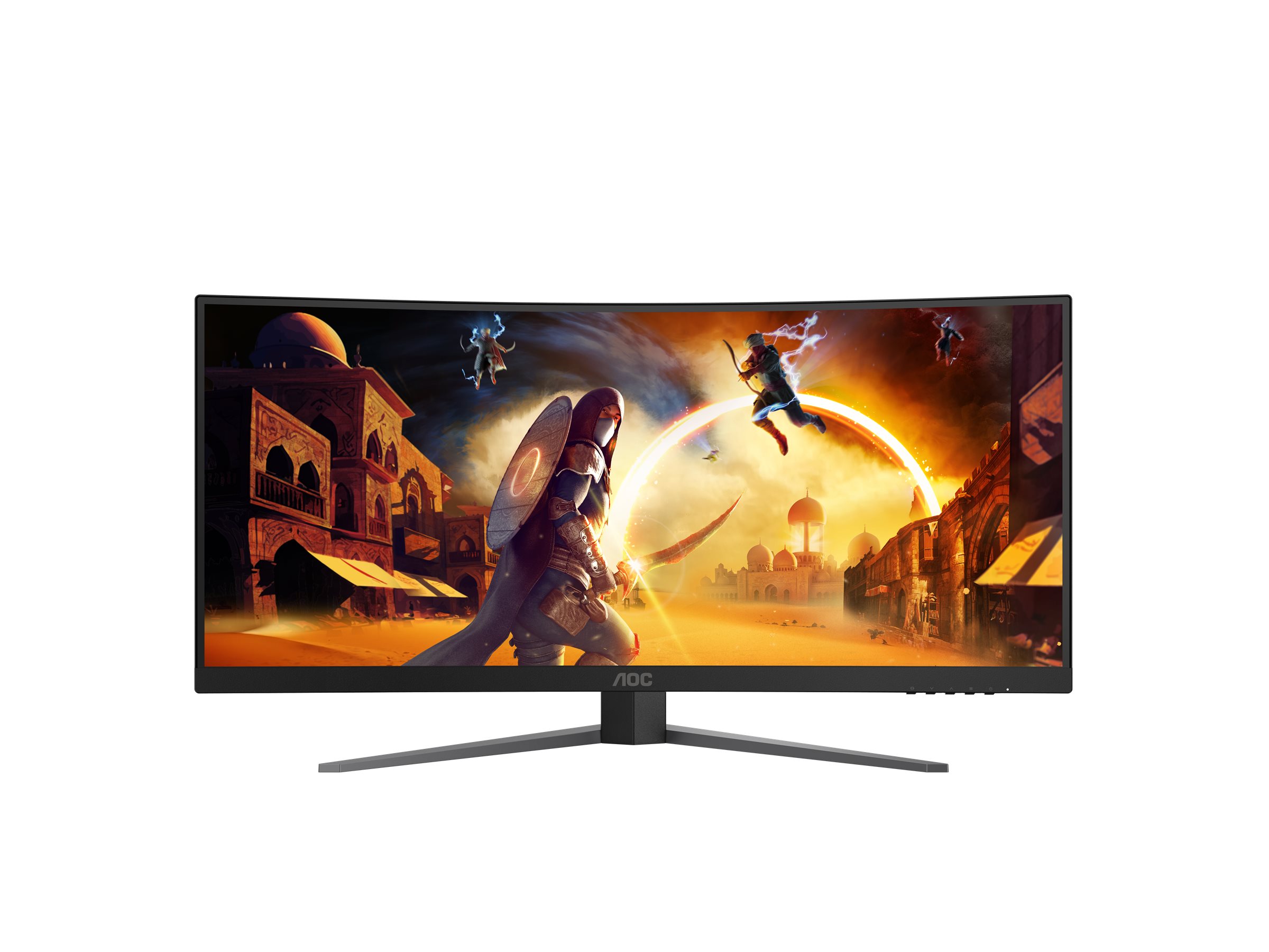 AOC CU34G4Z | 34 " | Fast VA | WQHD | 21:9 | 240 Hz | 1 ms | 3440 x 1440 pixels | 450 cd/m² | HDMI ports quantity 2 | Black