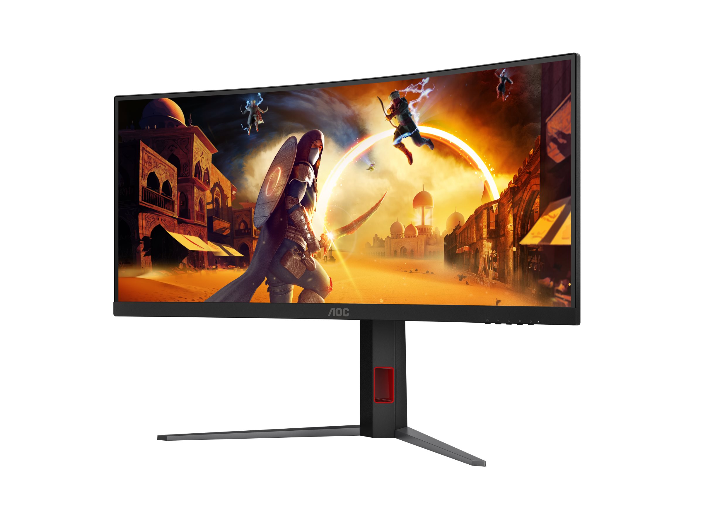 AOC CU34G4Z | 34 " | Fast VA | WQHD | 21:9 | 240 Hz | 1 ms | 3440 x 1440 pixels | 450 cd/m² | HDMI ports quantity 2 | Black