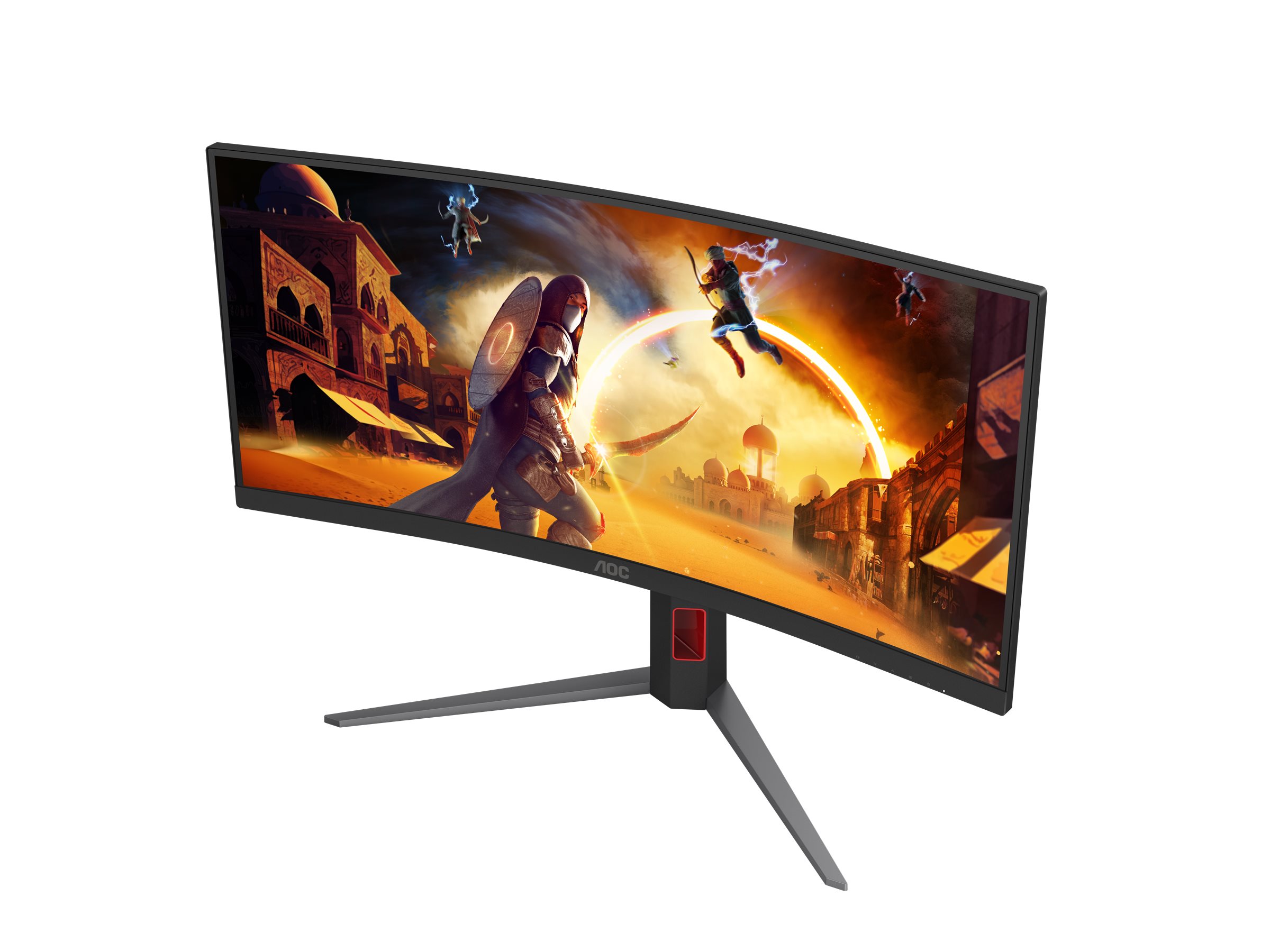AOC CU34G4Z | 34 " | Fast VA | WQHD | 21:9 | 240 Hz | 1 ms | 3440 x 1440 pixels | 450 cd/m² | HDMI ports quantity 2 | Black