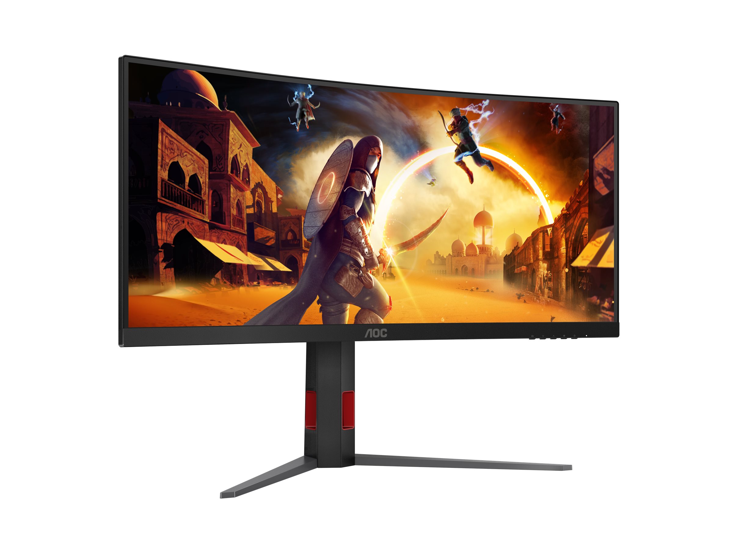 AOC CU34G4Z | 34 " | Fast VA | WQHD | 21:9 | 240 Hz | 1 ms | 3440 x 1440 pixels | 450 cd/m² | HDMI ports quantity 2 | Black