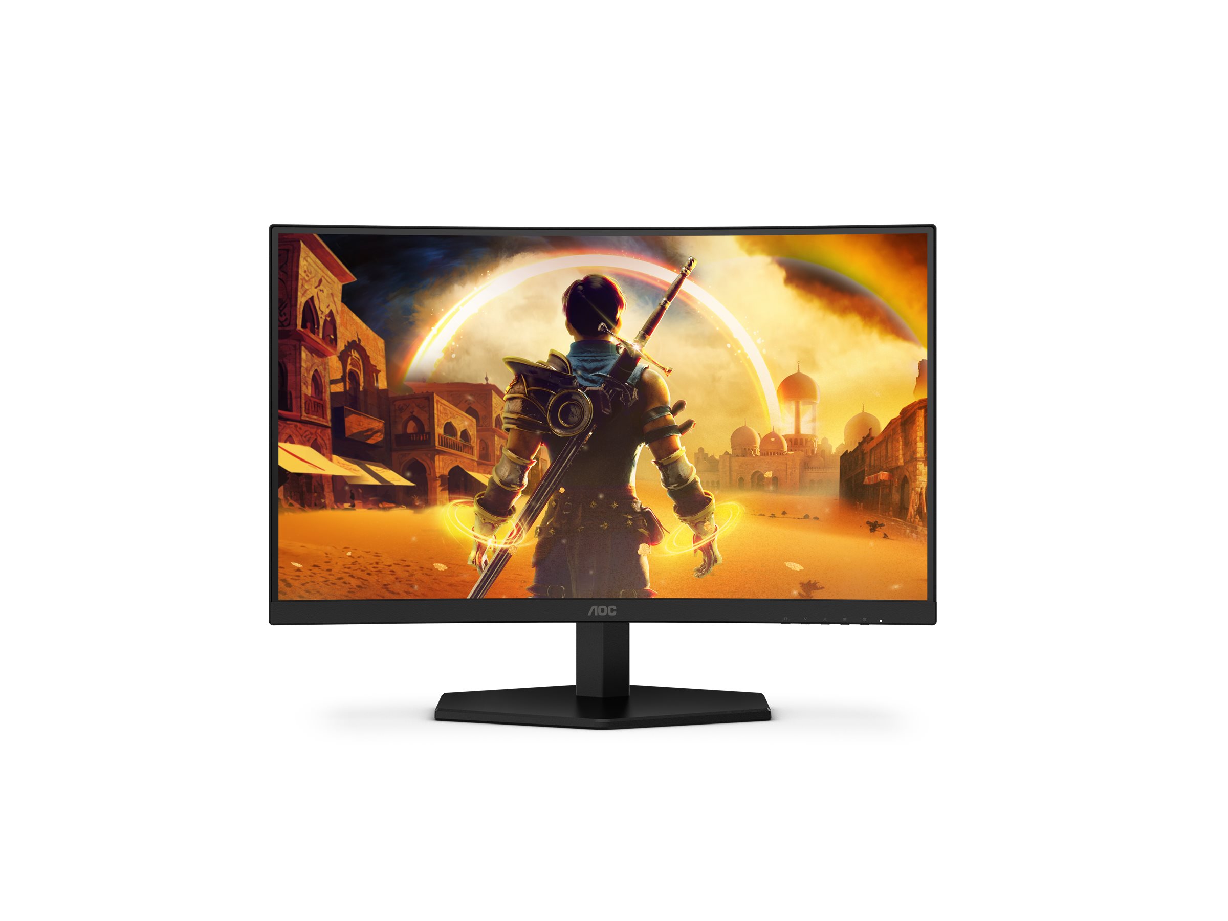 AOC | Gaming monitor | C24G42E | 24 " | VA | FHD | 16:9 | 180 Hz | 0.5 ms | 1920 x 1080 pixels | 250 cd/m² | HDMI ports quantity 2 | Black