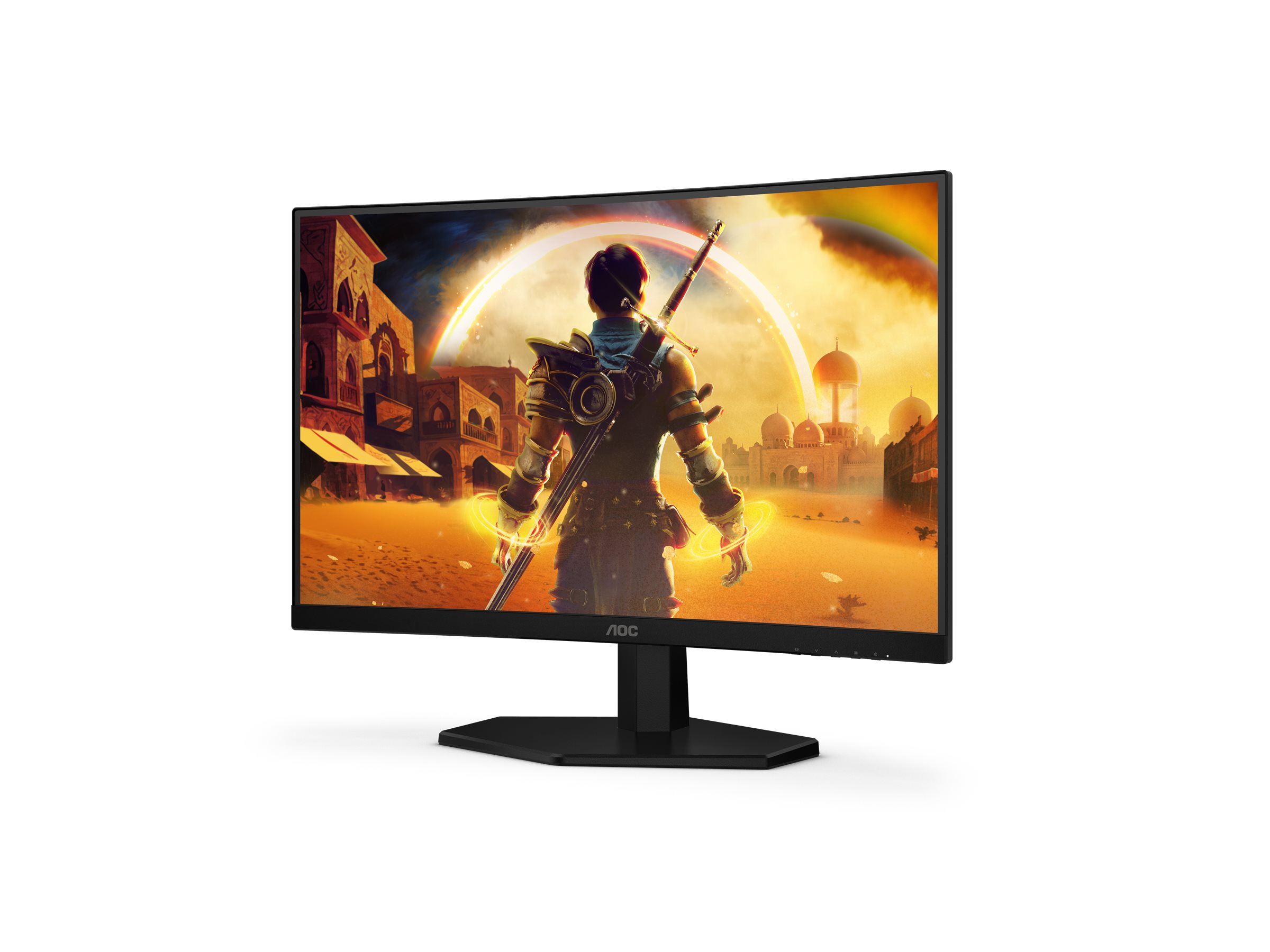 AOC | Gaming monitor | C24G42E | 24 " | VA | FHD | 16:9 | 180 Hz | 0.5 ms | 1920 x 1080 pixels | 250 cd/m² | HDMI ports quantity 2 | Black