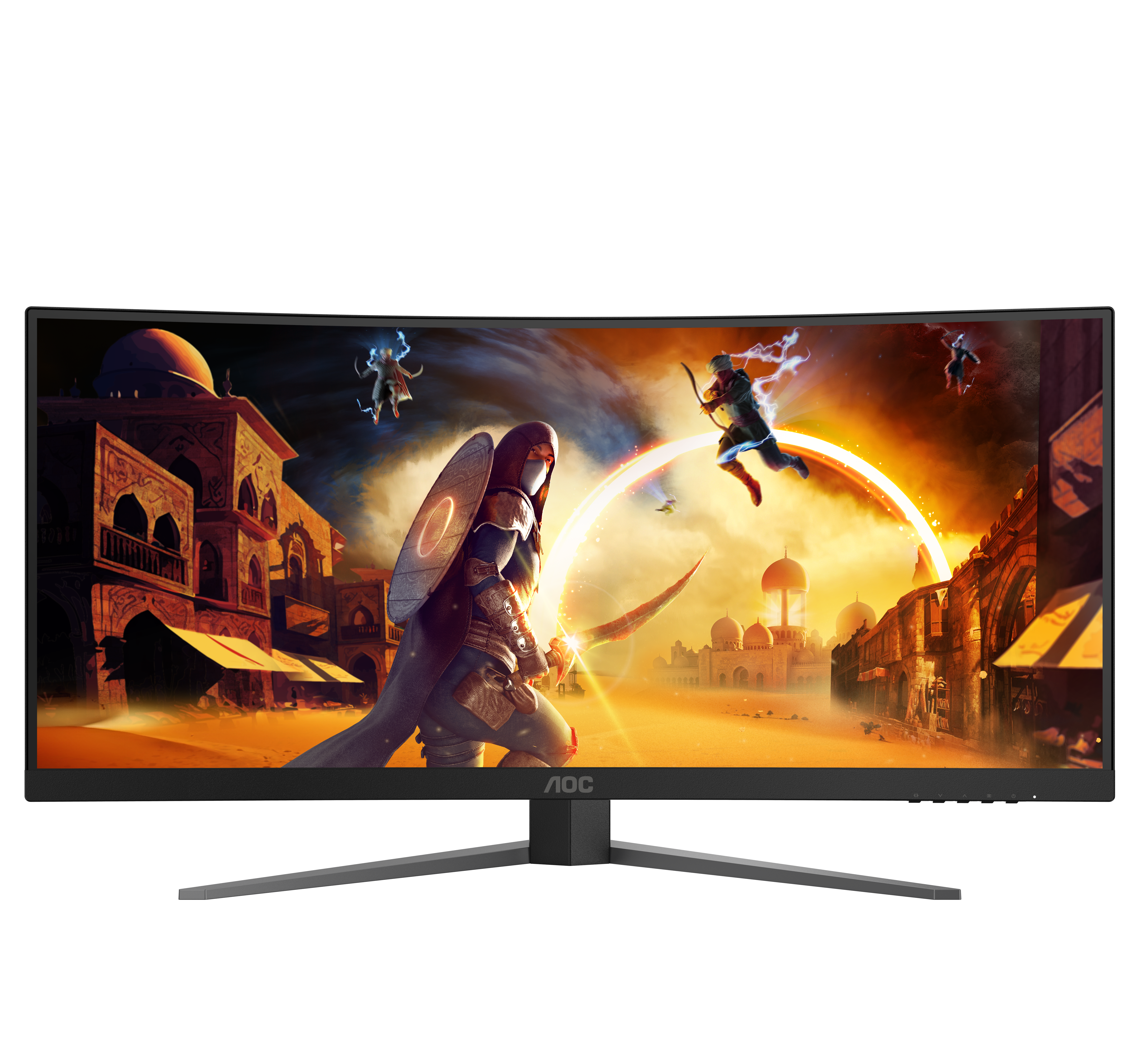 AOC | CU34G4 | 34 " | Fast VA | UWQHD | 21:9 | 180 Hz | 1 ms | 3440 x 1440 pixels | 300 cd/m² | HDMI ports quantity 2 | Black