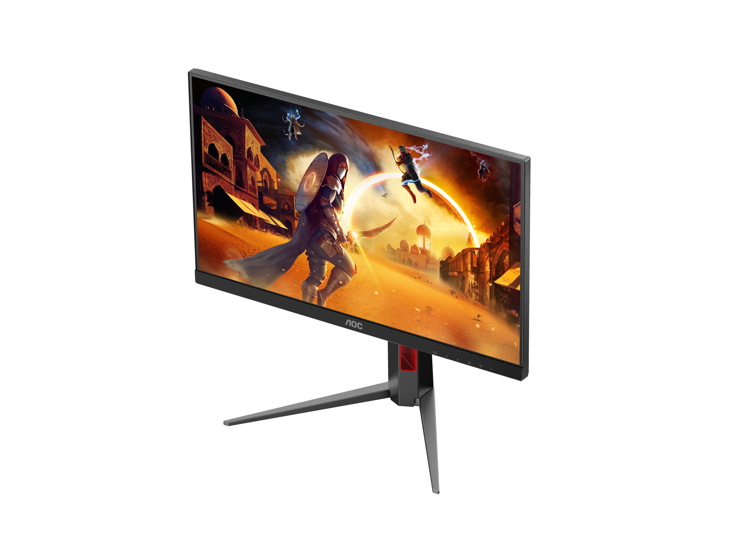 AOC | 24G4HA | 24 " | Fast IPS | FHD | 16:9 | 200 Hz | 0.5 ms | 1920 x 1080 pixels | 300 cd/m² | HDMI ports quantity 2 | Black, Red