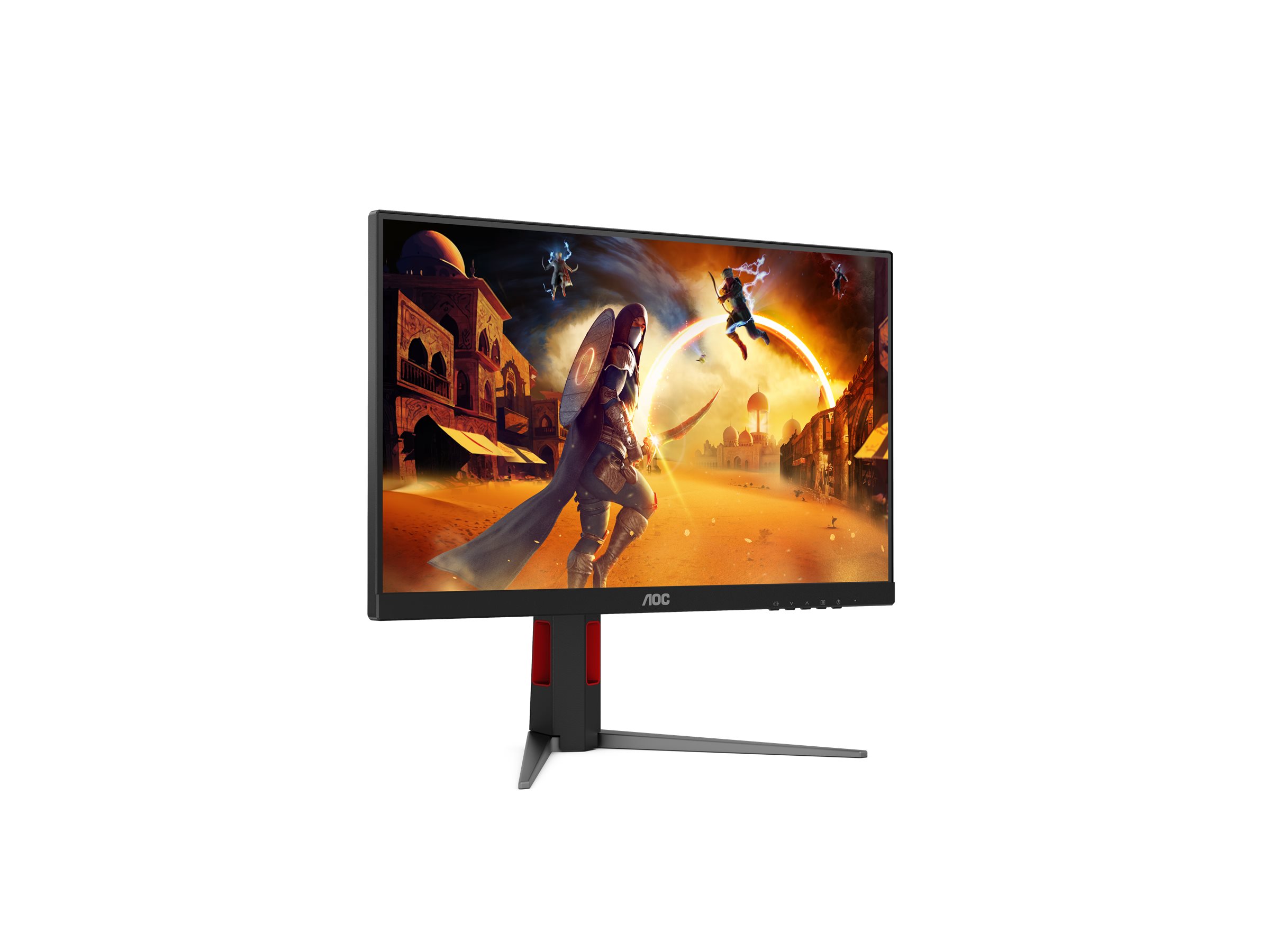 AOC | 24G4HA | 24 " | Fast IPS | FHD | 16:9 | 200 Hz | 0.5 ms | 1920 x 1080 pixels | 300 cd/m² | HDMI ports quantity 2 | Black, Red