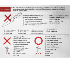 Kyocera DS-38 Elektrinis Deimantinis peilių galąstuvas (keraminiams, plieniniams peiliams), Juoda