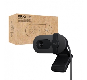 Logitech Brio 105 Verslo Internetinė kamera, 2 MP, FHD 1080p, USB-A, Juoda (SPEC)