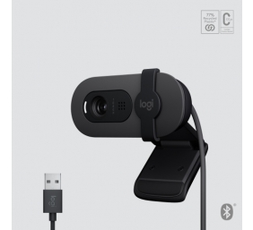 Logitech Brio 105 Verslo Internetinė kamera, 2 MP, FHD 1080p, USB-A, Juoda (SPEC)