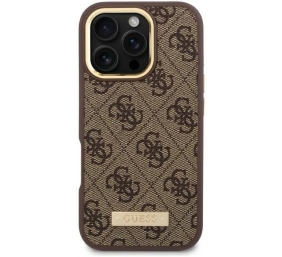 GUESS | GUHMP16LU4GPRW | Case | iPhone 16 Pro | Apple | Thermoplastic/Polyurethane | Brown
