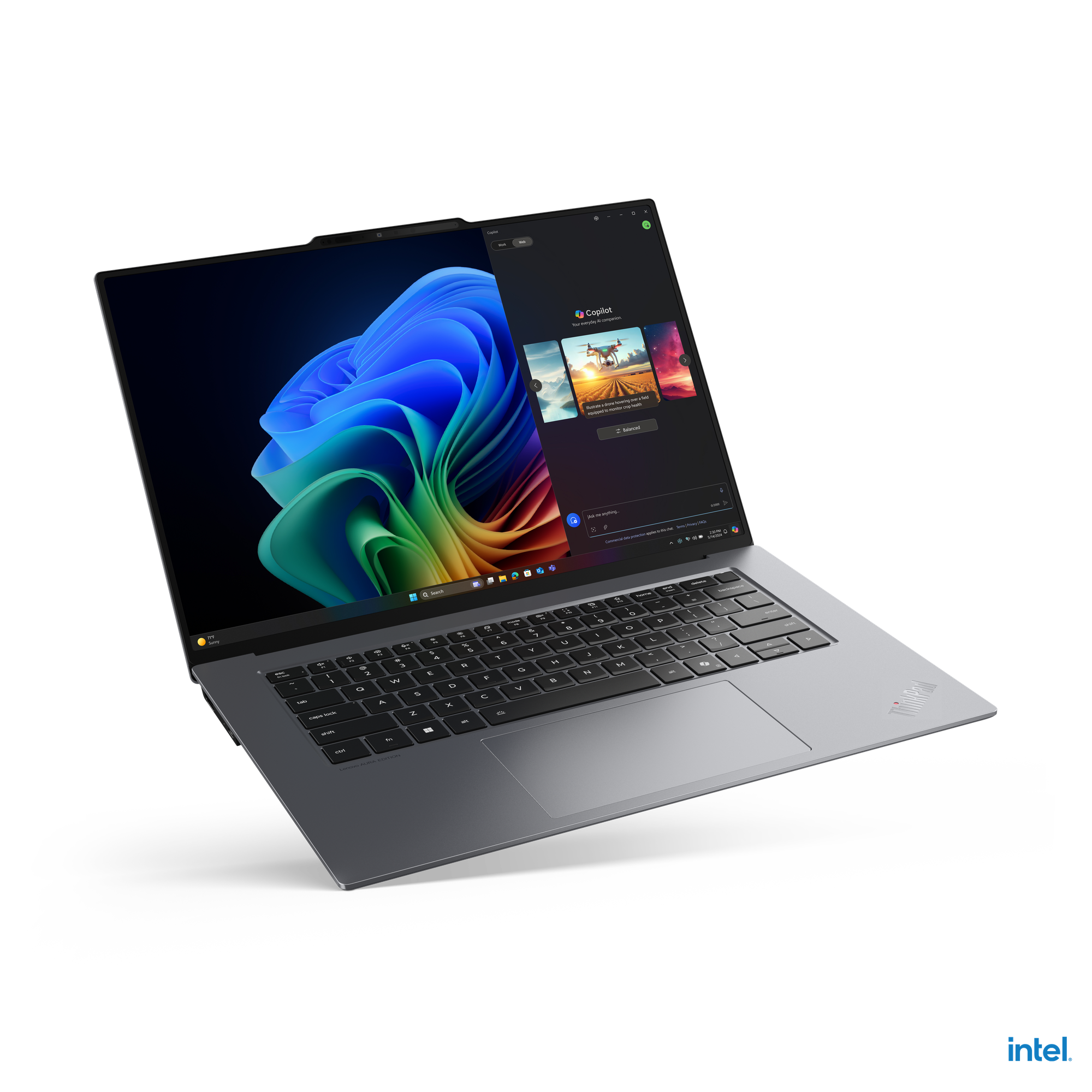 Lenovo ThinkPad X9-15 G1 | Grey | 15.3 " | OLED | Touchscreen | 2.8K | 2880 x 1800 pixels | Anti-reflection | Intel Core Ultra 7 | 258V | 32 GB | Soldered LPDDR5x | Solid-state drive capacity 1000 GB | Intel Arc Graphics | Windows 11 Pro | 802.11be | Blue