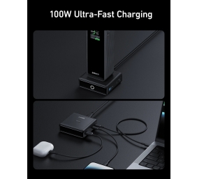 Anker Prime Charging Base for Power Bank, 100W | A1902311 | Black