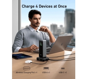 Anker Prime Charging Base for Power Bank, 100W | A1902311 | Black