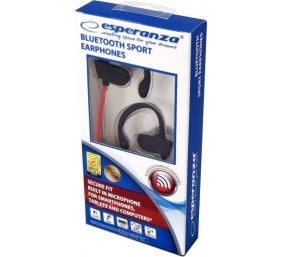 Esperanza | Headphones | EH188R | Built-in microphone | Bluetooth | Red