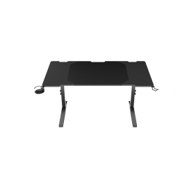Genesis | Modular Gaming Desk | Holm 140 RGB | Anthracite Black
