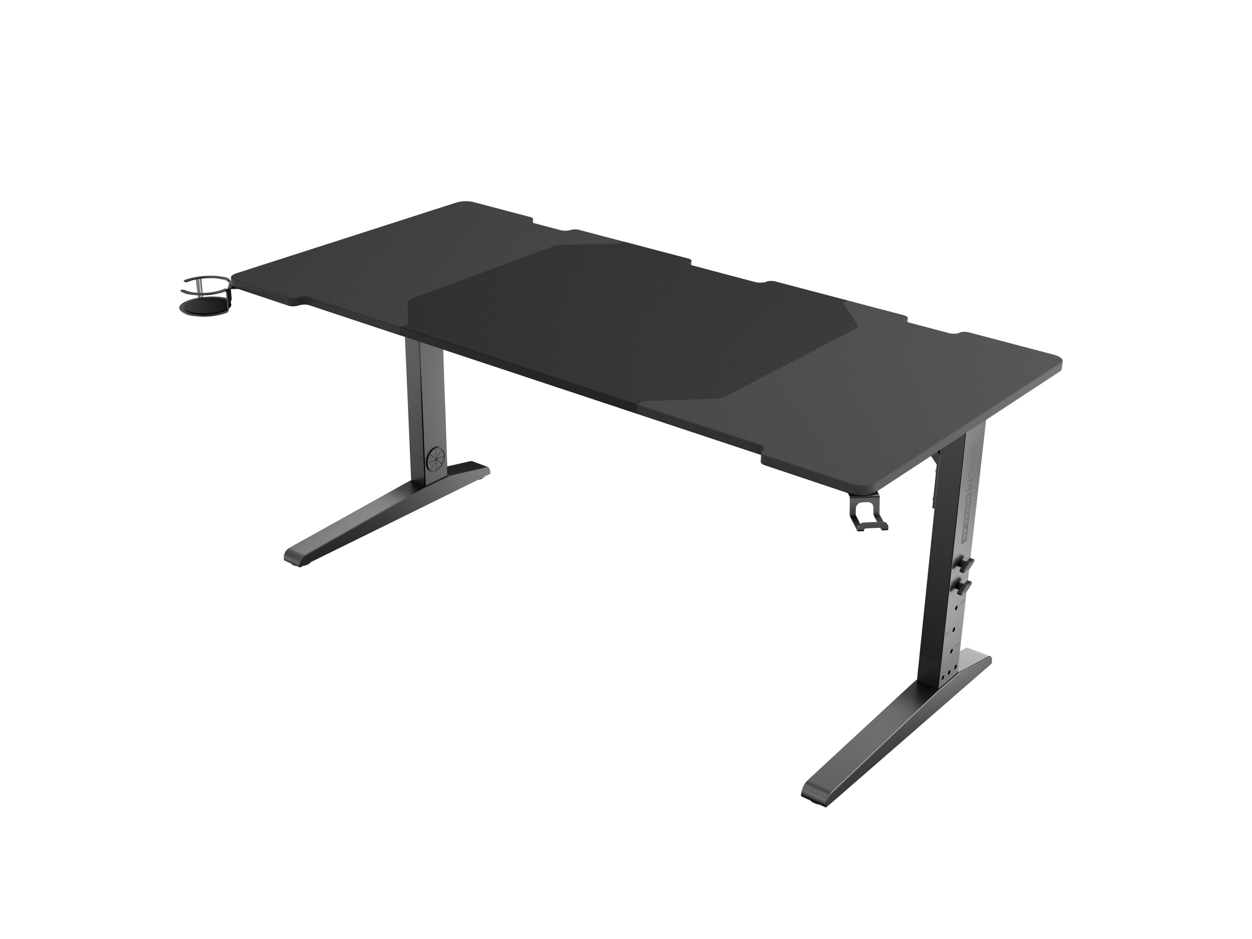 Genesis | Modular Gaming Desk | Holm 160 RGB | Anthracite Black