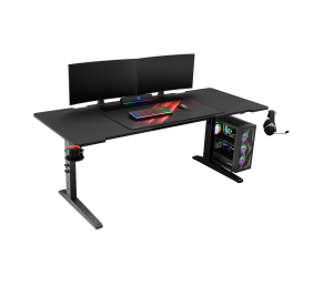 Genesis | Modular Gaming Desk | Holm 180 RGB | Anthracite Black
