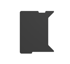 Genesis | Holm Modular Side Desk Top Left 60cm | NDS-2282 | Anthracite Black