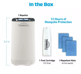 ThermaCell MRPSW Halo Mini Uodus atbaidantis įrenginys, Balta