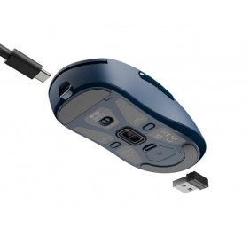 Fury Gaming Mouse | Tanto T4 | Wired/Wireless | 2.4 GHz, Bluetooth, USB | Blue
