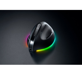 Razer Pro Click V2 Vertical Ergonomic Belaidė pelė RF Wireless+Bluetooth+USB-C, 30000 DPI, Juoda