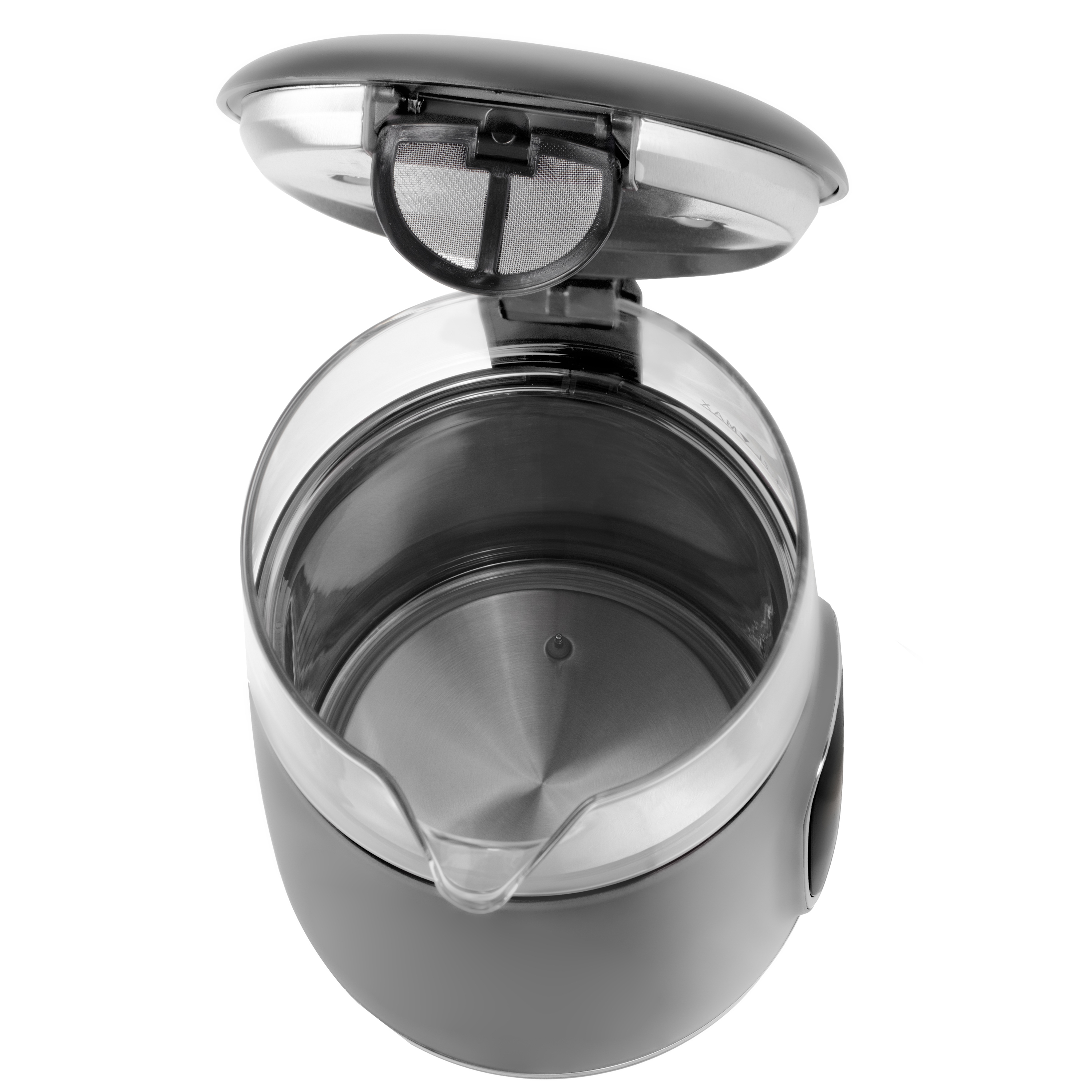 Adler Kettle with LED Display | AD 1305 | Electric | 2200 W | 1.7 L | Plastic | 360° rotational base | Grey