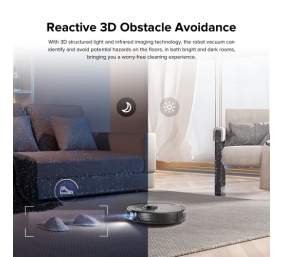 Roborock S8 S852-00 Dulkių siurblys robotas, Juoda
