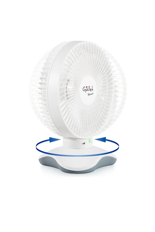 Gallet Fan | GALVEN6 | Table Fan | White | Diameter 15 cm | Number of speeds 3 | Oscillation | 5 W