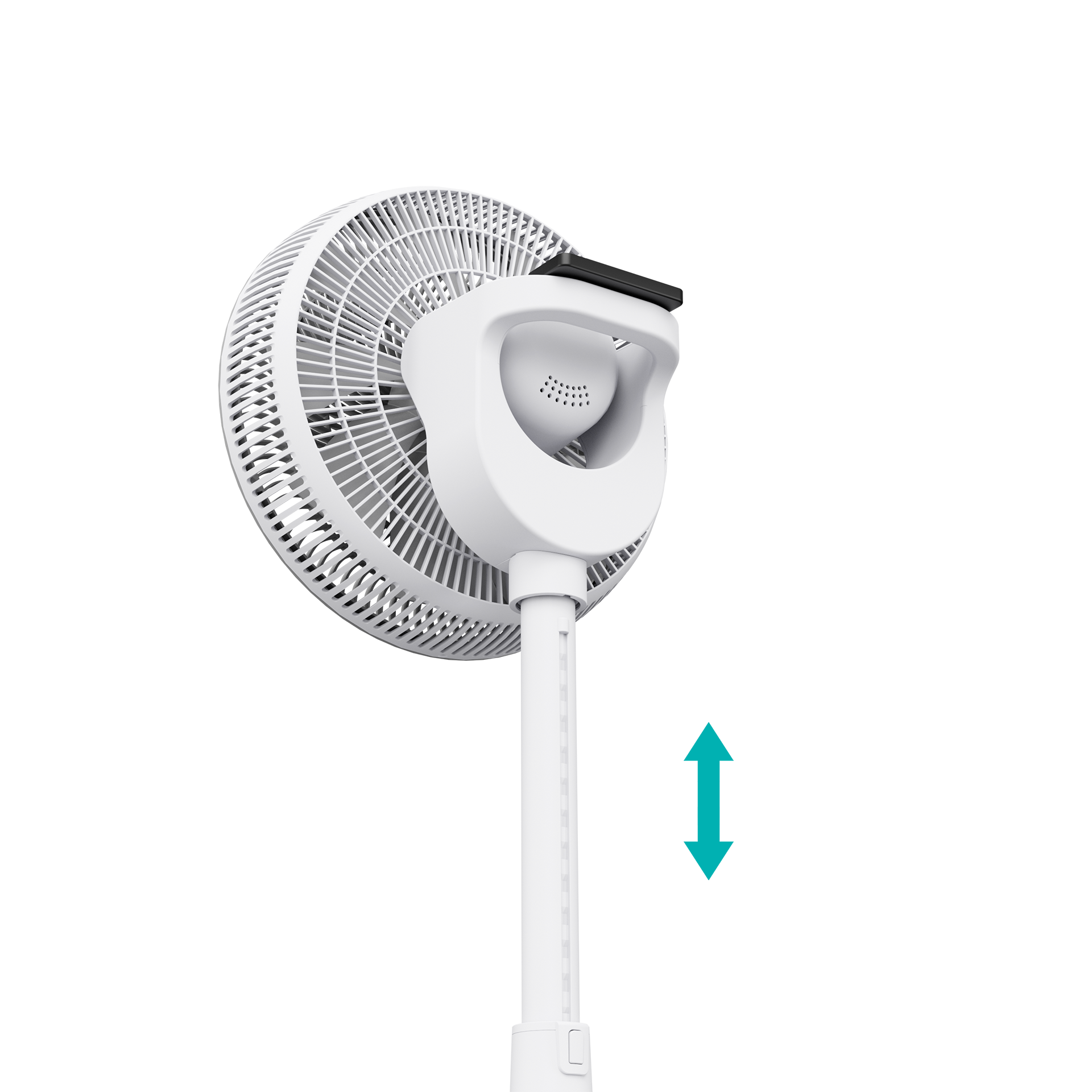 Duux | Fan | Whisper 2 | Stand Fan | White | Diameter 34 cm | Number of speeds 26 | Oscillation | 1.6-19 W | Remote control